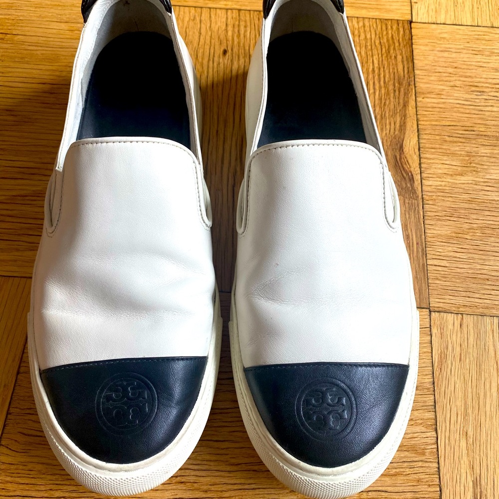 Tory Burch Black & White Sneakers size 10M